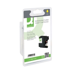 Q-Connect Brother Remanufactured Yellow Inkjet Cartridge LC123Y