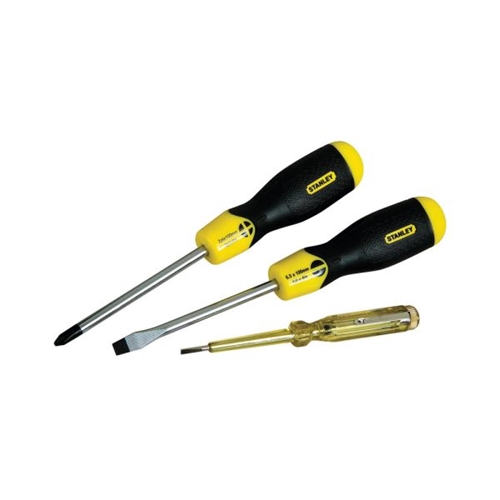 Stanley 3 Piece Cushion Grip Screwdriver Set 065012 065012