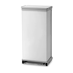 Hands Free,Rust Free & Silent Closing, Removable body bin - 90 Litres - White  R