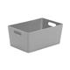 Wham Grey Rectangular Studio Basket 4.02 3.9 Litre
