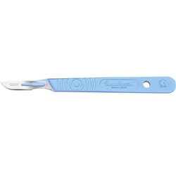 Sterile Disposable Scalpel - Blade No. 10 w/ Handle - Pack of 10