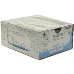 Prolene Suture Cutting Needle: 26mm 45cm Blue 4-0 1.5 x 24
