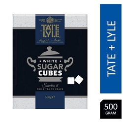 Tate & Lyle White Fairtrade Sugar Cubes 500G