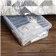 Wham Crystal Clear Plastic Storage Box U/Bed 32 Litre