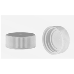 24Mm R3 White Polypropylene Wadless Cap R324PWW