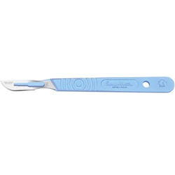 Sterile Disposable Scalpel - Blade No. 20 w/ Handle - Pack of 10