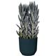 Elho Vibes Fold Round 14cm Display INDOOR Pot DEEP BLUE