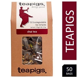 Teapigs Chai Whole Leaf Tea Temples 50's