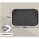 Fixtures Black Plastic Fast Food Serving Tray {34cm x 26cm}