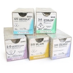 VICRYL, braided, undyed, 4-0, 45cm, Reverse Cutting, 19mm, 3/8C - Qty24
