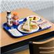 Fixtures Blue Plastic Fast Food Serving Tray {34cm x 26cm}