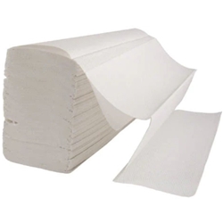 Pro Z Fold White Hand Towel- White 20 x 24cm- 1 box of 3000 Sheets