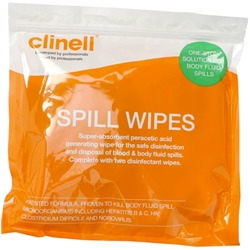 Clinell Spill Wipes - Single
