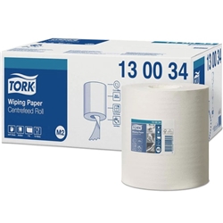 Tork Universal Centrefeed Wiper Roll - White 150m x 6