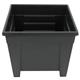 Fixtures Grosvenor Square Planter Black/Ebony 27cm