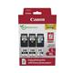 Canon PG-540L x 2/CL-541XL Ink Cartridges K/CMY + 4 x 6 in Photo Paper Value Pack 5224B015