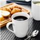 Fixtures Stylish 12oz Plain White Conical Mug