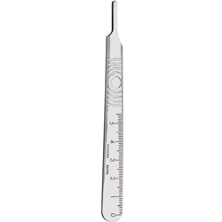 Single Surgical Scalpel Handle No. 3 - Stainless Steel - Non-Sterile