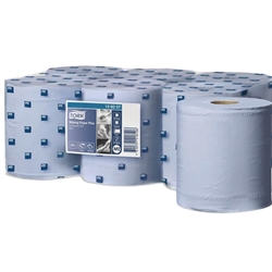Tork Universal Centrefeed Wiper Roll - Blue 150m x 6