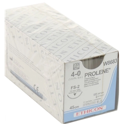 PROLENE BLU 45CM M0.7 USP6-0 S/A P-1 PRIME - Box of 24