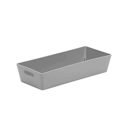 Wham Grey Rectangular Studio Basket 2.01 1 Litre