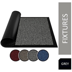 Fixtures Barrier Floor Mat 40cm x 60cm Grey