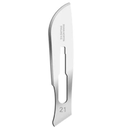 Blade No. 21 - Stainless Steel - Sterile - Pack of 100