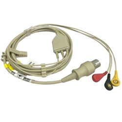 ECG Leadwire for Creative PC-3000 & PC-900PRO Monitors, 5 Lead, 3.7m