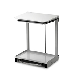 Free standing sackholder - Elasticated cord - 50 Litre - White Lid