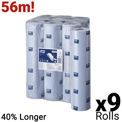 Tork Advanced 480mm Couch Roll (blue) - 56m x 9 rolls