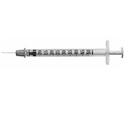 B & D Insulin Needles 12.7mm x 29g x 0.5ml syringe per 200