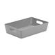 Wham Grey Rectangular Studio Basket 4.01 2 Litre