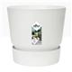 Elho Greenville Round INDOOR Pot & Base WHITE 16cm