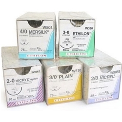 W1866G - ETHILON BLK 45CMM0.7 -USP6-0 S/A PC-3 PRIME MP X12