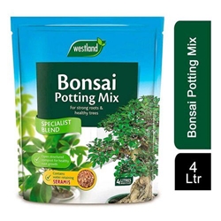 Westland Bonsai Potting Compost Mix and Enriched with Seramis 4 Litre