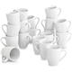Fixtures Stylish 12oz Plain White Conical Mug