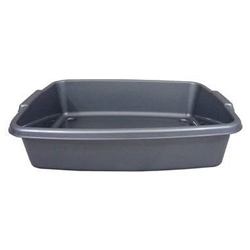 Deluxe Cat Litter Tray Silver 40x30x10cm - PACK (12)