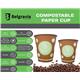 Belgravia 8oz Biodegradable Paper Cups 50's