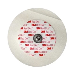 3M Red Dot Monitoring Electrodes with 3M micropore Tape - Pack of 50 