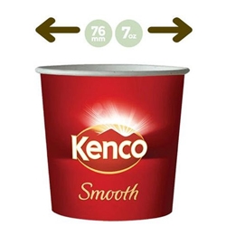 Kenco In-Cup Smooth Roast White 25's 76mm Paper Cups