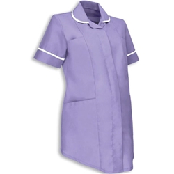 Maternity Tunic - Lilac, White Trim - Size 8