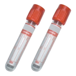 Vacutainer PL Plain 6ml - Red Tube per 100