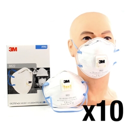 3M™ Disposable Respirator 8822 box of 10