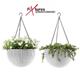 Fixtures Beige Rattan Hanging Basket 25cm x 16cm