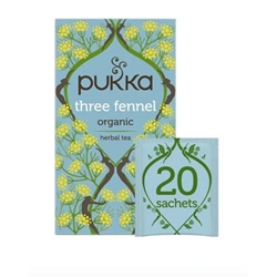 Pukka Tea Three Fennel Envelopes 20's