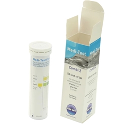 Medi-Test Combi 2 Urine Test Strips per Tube of 50