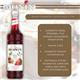 Monin Strawberry Coffee Syrup 1 Litre 