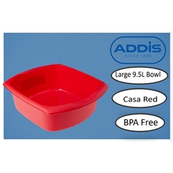 Addis Large Washing Red Bowl 9.5 Litre