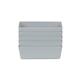 Wham Grey Rectangular Studio Basket 5.02 11.5 Litre - PACK (462)