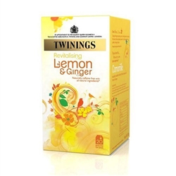Twinings Lemon & Ginger Enveloped Tea Bags (240 Pack)